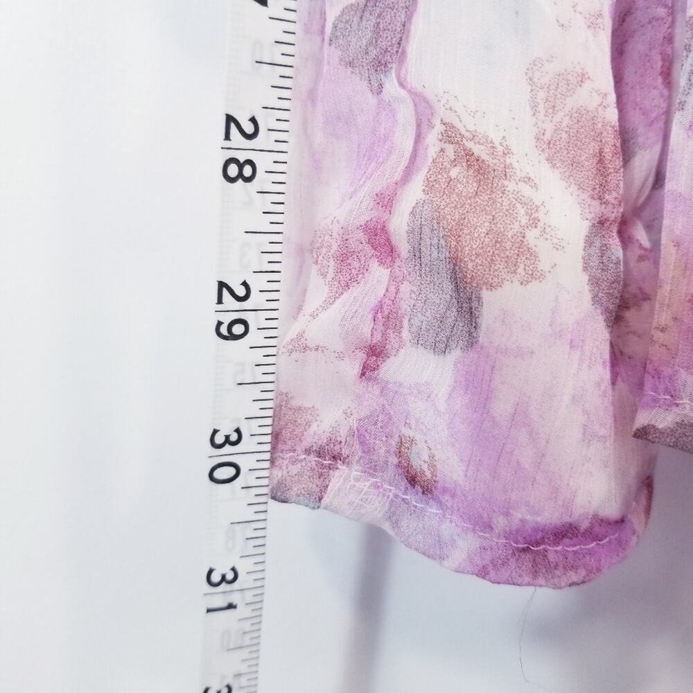 Saints + Secret Floral Puff Sleeve Cut-Out Mini Dress - Picture 7 of 13
